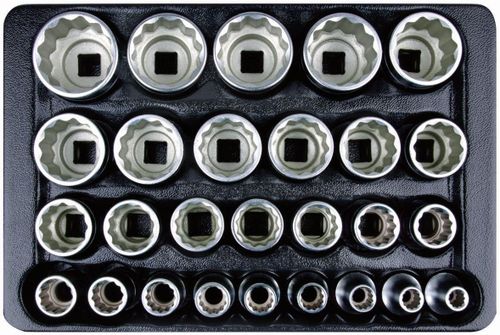 cumpără Set de tubulare, bite, duze King Tony 9-4057MR набор 1/2" головок торцевых 12гр., от 8 до 36мм, 27 пр. în Chișinău 