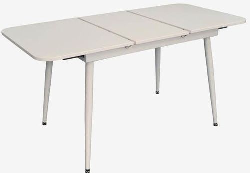 купить Стол Evelin di Costacurta DT-531R Wh, 112(152)x72x76см, Каркас/Опоры: Металл Белый (раздвижной), белый мат в Кишинёве 