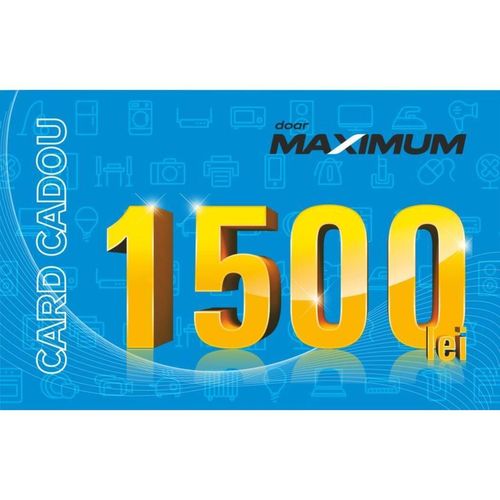 купить Сертификат подарочный Maximum 1500 MDL в Кишинёве 