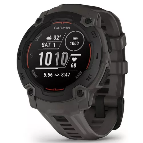 купить Смарт часы Garmin Instinct E, 45 mm, Black with Charcoal Band (010-02933-00) в Кишинёве 