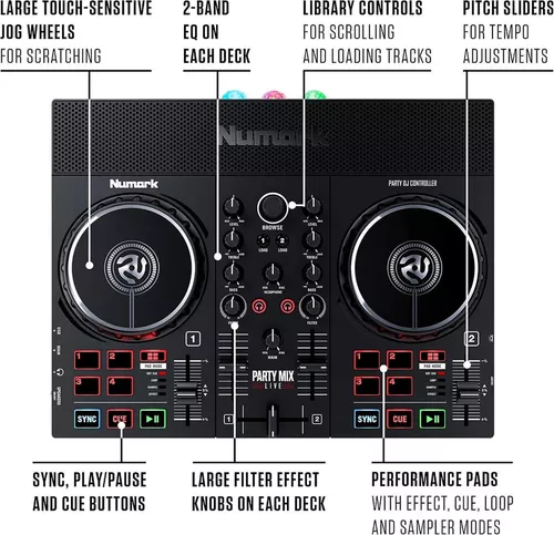 cumpără DJ controller Numark Party Mix Live în Chișinău 