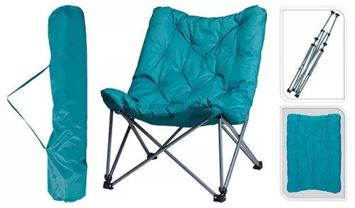 cumpără Mobilier pentru camping Promstore 57418 Fotoliu pliant Redcliffs, 83x74x91cm Butterfly, moale, cadru metalic în Chișinău 
