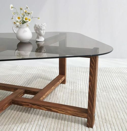 cumpără Măsuţă cafea Trendy Zen, Stejar 80x40x80cm în Chișinău 