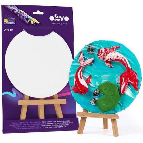 купить Набор для творчества Okto 15007 Bază rotundă 16cm cu mini-șevalet в Кишинёве 