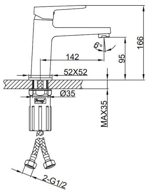 купить Смеситель для биде Frap F 1090-9 (lavoar) GRAFIT Alama в Кишинёве 