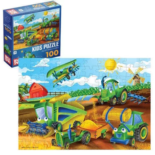 cumpără Puzzle Trefl 079619-02 Mașini agricole, 100elem în Chișinău 