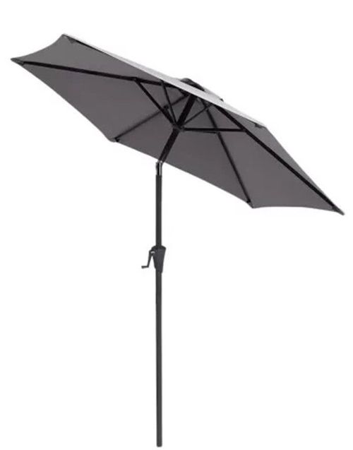 cumpără Umbrelă de gradină Hydro S 0431001, pe picior, Gri în Chișinău 