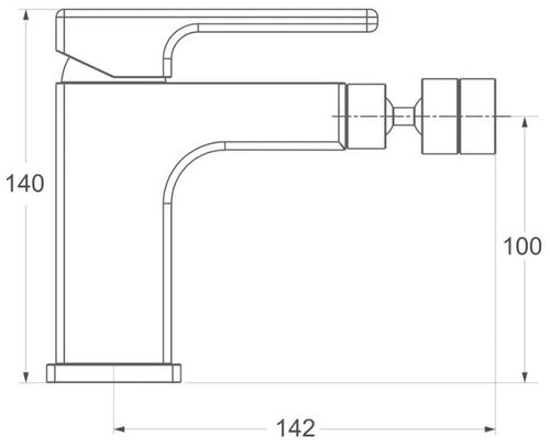 купить Смеситель для биде Gappo G5017-9 Grafit в Кишинёве 