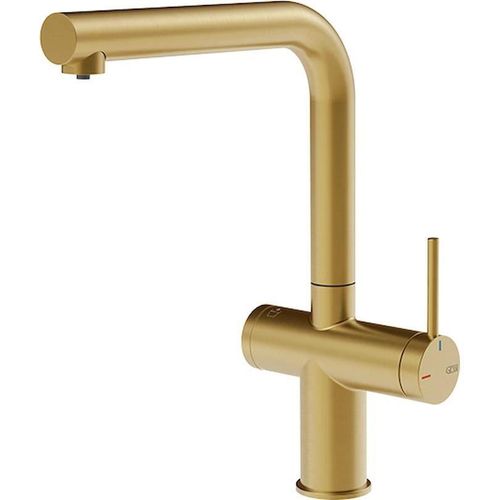 cumpără Bateria bucătărie Gessi 60571-716 Inedito Gold Brushed PVD în Chișinău 