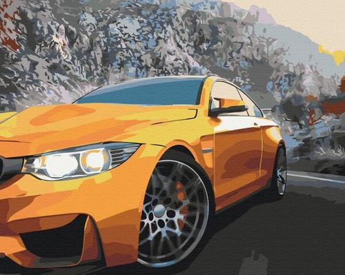 cumpără Tablou pe numere BrushMe BS53710FC 40x50 сm (fără cutie) Șofatul în teren în Chișinău 