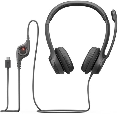 cumpără Căști cu fir Logitech H390 Black, USB-C în Chișinău 