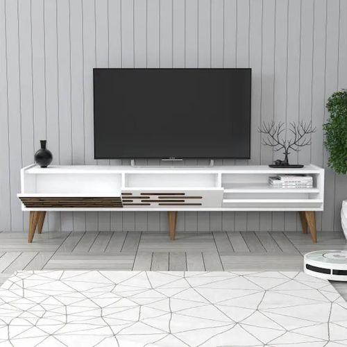 купить Тумба напольная для TV Trendy Valensiya, Alb в Кишинёве 