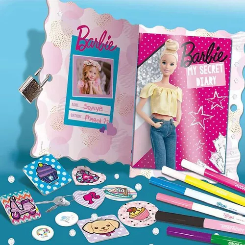 купить Набор для творчества Lisciani Giochi 86030 BARBIE Agenda mea secreta + lacat, cod 47835 в Кишинёве 
