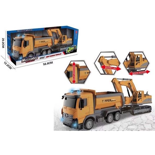 cumpără Mașină Richi 00338 camion cu excavator pe baterii în Chișinău 
