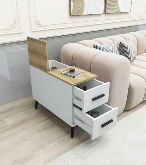 cumpără Noptieră Trendy Insula Alb, Delta (GTR000719) în Chișinău 