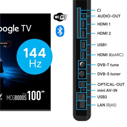 купить Телевизор Blaupunkt 100MCG8000 в Кишинёве 