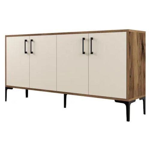 cumpără Casetieră Trendy Kiev, Nuc, Smantana 180x78x35cm în Chișinău 