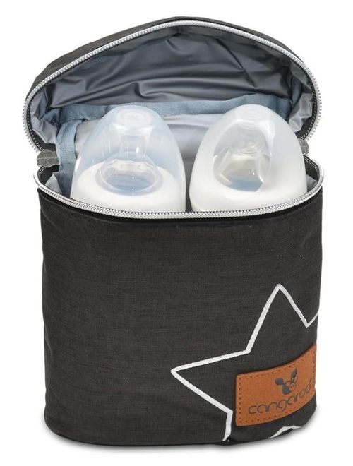 cumpără Seturi pentru hrănire bebelușilor Cangaroo Termoizolator Charlie Black Bottle în Chișinău 