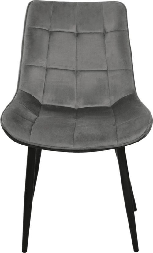 cumpără Scaun Deco Hans Catifea Dark Grey + Black Legs HLR21 în Chișinău 