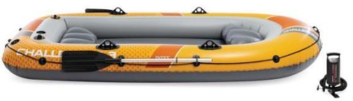cumpără Barcă gonflabilă Intex 66313 Challenger 3, cu vâsle și pompă, 295x137x43cm, max.320kg în Chișinău 