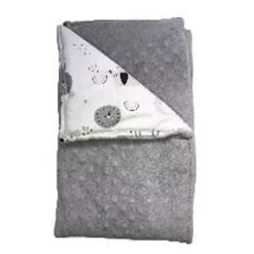 cumpără Lenjerie de pat pentru copii PernaMea Paturica Minky 2in1 100x80cm Veverita gri (PM.102121/1) în Chișinău 