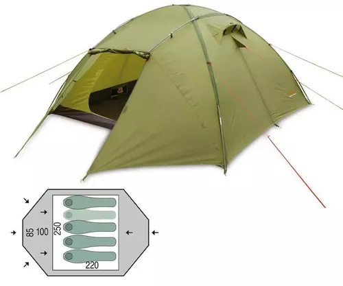 купить Палатка Pinguin Tornado 4 Dural Green в Кишинёве 