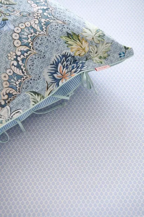 cumpără Lenjerie de pat Pip Studio 256343 Thousand Leaves Fitted Sheet 160x200 h25 Blue în Chișinău 