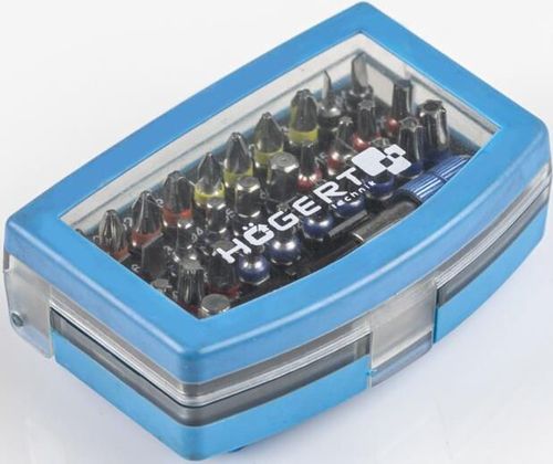 cumpără Set de tubulare, bite, duze Hoegert HT1S400 Set de biti cu prindere de 1/4”, 32buc în Chișinău 