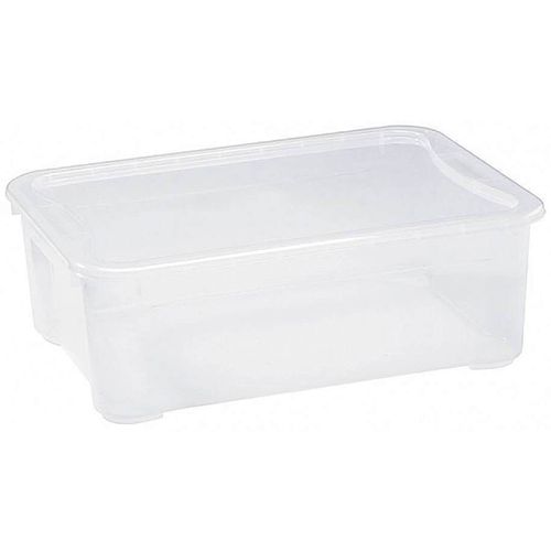 cumpără Cutie depozitare Бытпласт 53365 Container cu capac Econova Cristal 31l, 55.5X39X19cm, transparent în Chișinău 