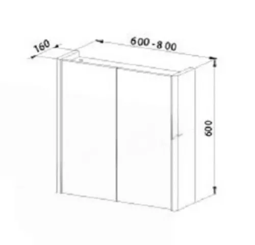 cumpără Oglindă baie Martat Viola 60cm (white) în Chișinău 