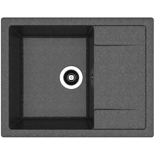 cumpără Chiuvetă bucătărie Dr.Gans Tehno 650х510х217 Negru în Chișinău 