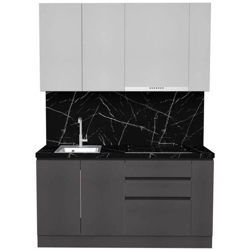 cumpără Mobilă pentru bucatarie ArtFlame GOLA White/Storm Grey (1.6 m.l.) în Chișinău 