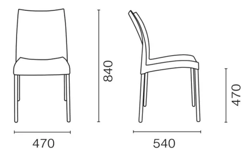 купить Стул Papatya Marvel S - green в Кишинёве 