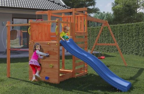 купить Детская площадка Fungoo CLIMBING STAR-3 teak painted в Кишинёве 