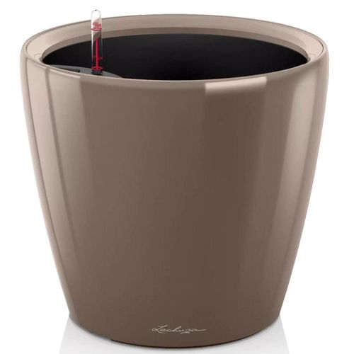 купить Цветочный горшок Lechuza Classico Premium 35 LS, Shiny Taupe в Кишинёве 