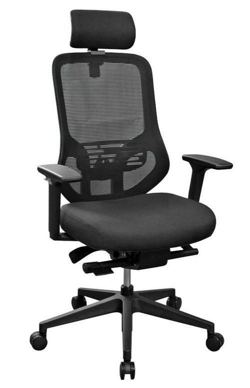 купить Офисное кресло Deco ARIOS P038A Black Plasă acrilică/Stofă в Кишинёве 