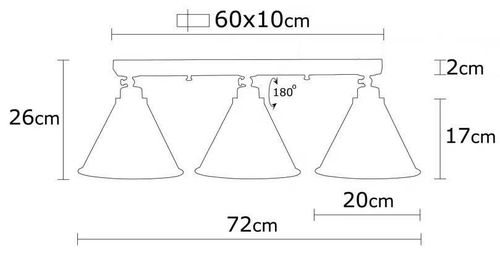 купить Люстра Trendy Berceste-N-677, 72x26x72cm в Кишинёве 