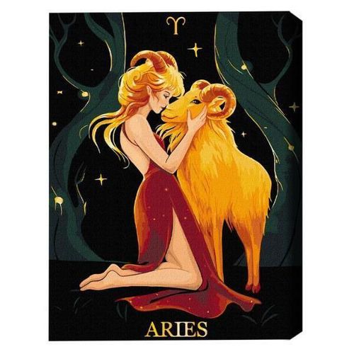 купить Картина по номерам BrushMe BSB0038FC (fără cutie) Berbec в Кишинёве 