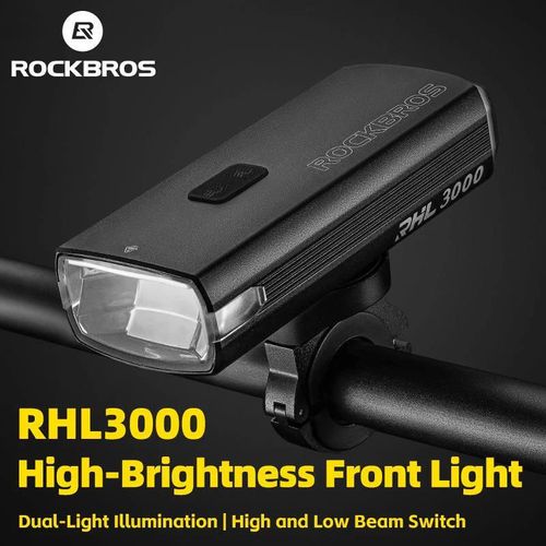 купить Аксессуар для велосипеда Rockbros 24710008001 Lanterna frontala pentru bicicleta 3000LM, cu bateria externa в Кишинёве 