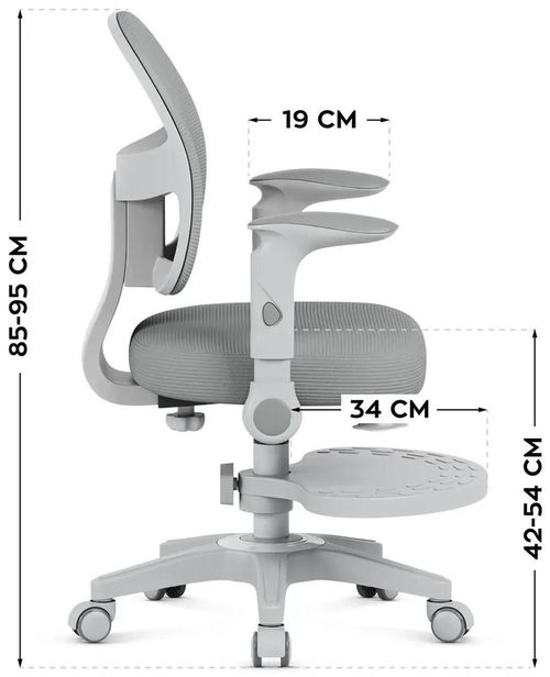 cumpără Fotoliu de birou Mark Adler Junior 5.0 Grey în Chișinău 