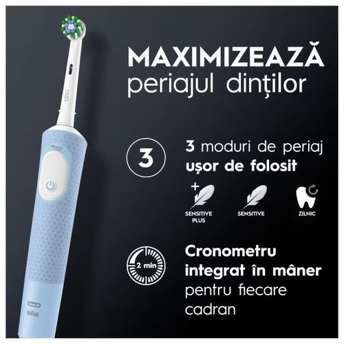 cumpără Periuță de dinți electrică Oral-B 6477 Vitality PRO Cross Action în Chișinău 