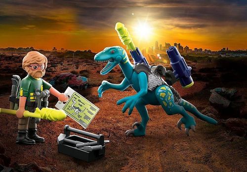 купить Игрушка Playmobil PM70629 Deinonychus-Verteidigung mit Doppel-Blaster в Кишинёве 