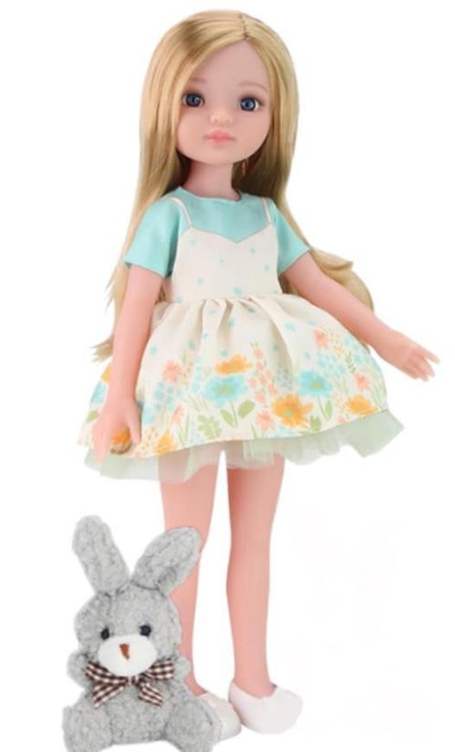 cumpără Păpușă Essa 92055-A Mica Milly cu iepuraș, 35 cm în Chișinău 