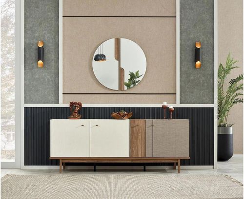 cumpără Oglindă Fabrik Home Lungo 830х800 (зеркало для комода) Орех каменный în Chișinău 