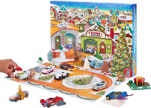 купить Машина Hot Wheels HKL74 Calendar advent festiv в Кишинёве 