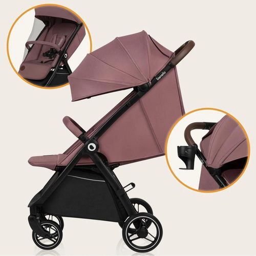 купить Детская коляска Lionelo Ingrid Pink Mauve в Кишинёве 