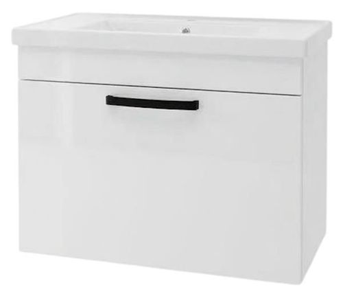 cumpără Dulap pentru lavoar Mashtab 11988 Agat cu 1 sertare 60cm Alb în Chișinău 