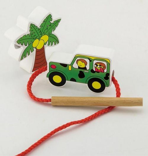 cumpără Jucărie Viga 59549 Lacing Blocks Zoo în Chișinău 