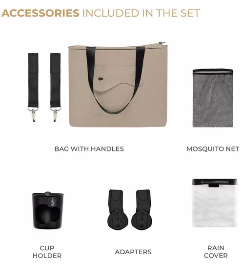 купить Детская коляска KinderKraft YOXI KSYOXI00BEG0000 SAND BEIGE в Кишинёве 