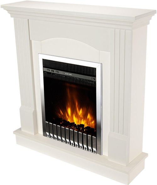 купить Камин электрический ArtFlame Nobira & Gala silver, 950x920x240mm, Alb в Кишинёве 